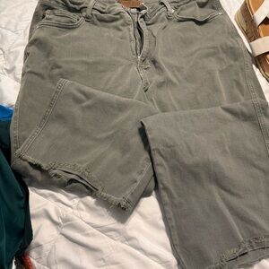 Judy Blue cropped olive jeans
